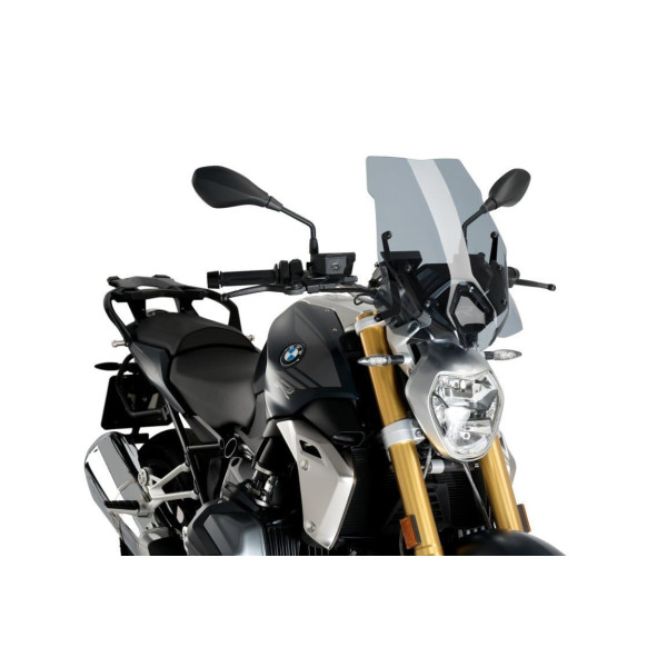 Puig Puig touring screen | light smoke | bmw r 1250 r 2019>current (with bmw screen support)